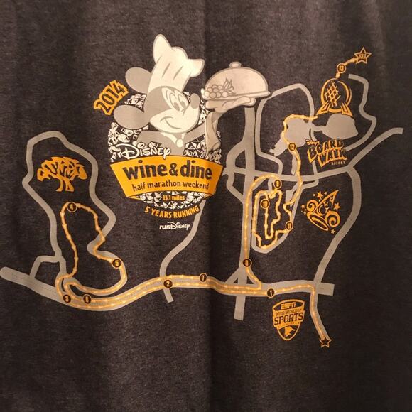 2014 Disney Wine Dine 'I did it' T-shirt Size 2XL - Picture 3 of 7